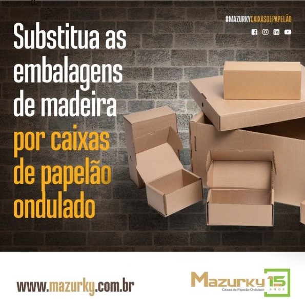 caixas de papelao